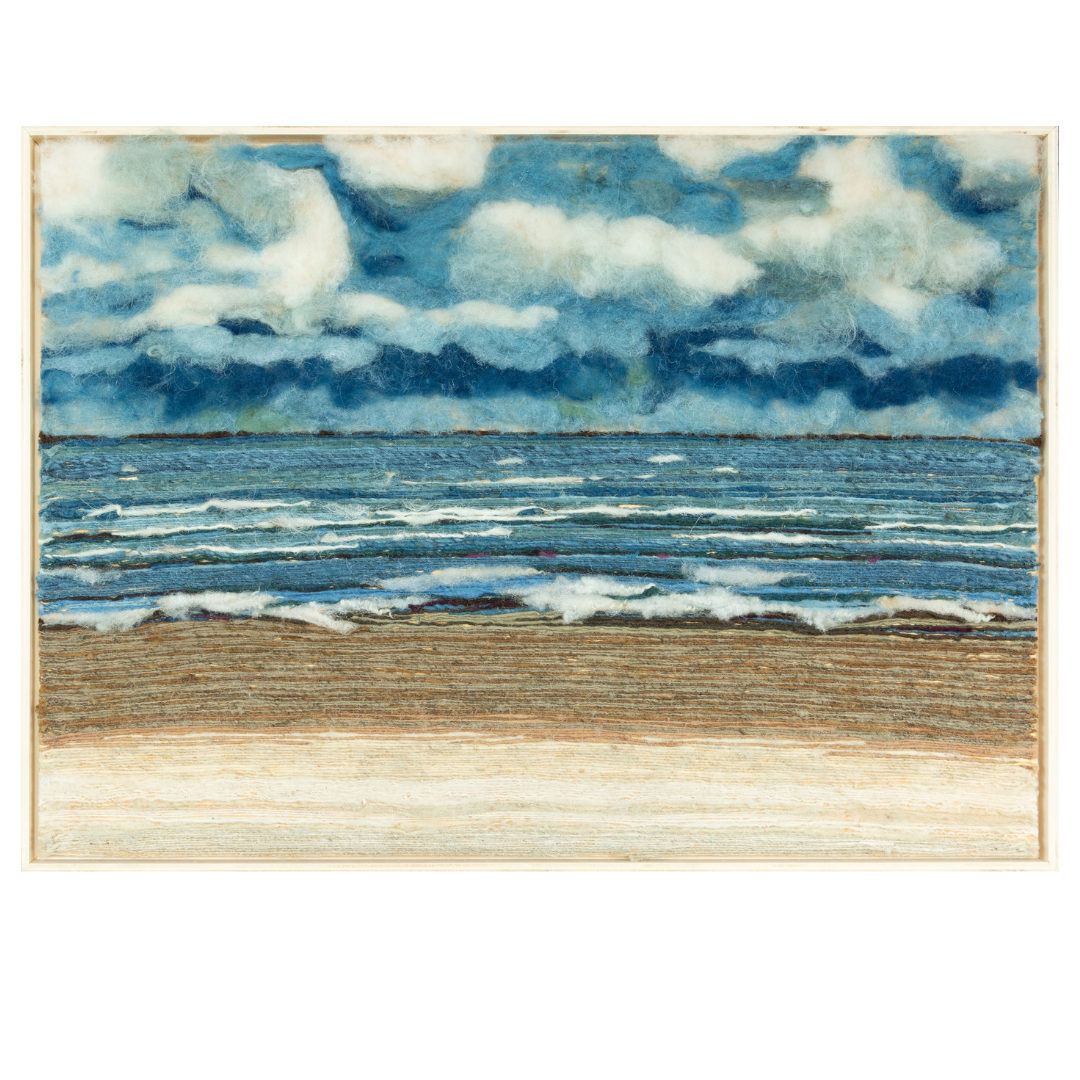 Monique Zuyderduin - Handgemaakt wolschilderij ‘Egmond’